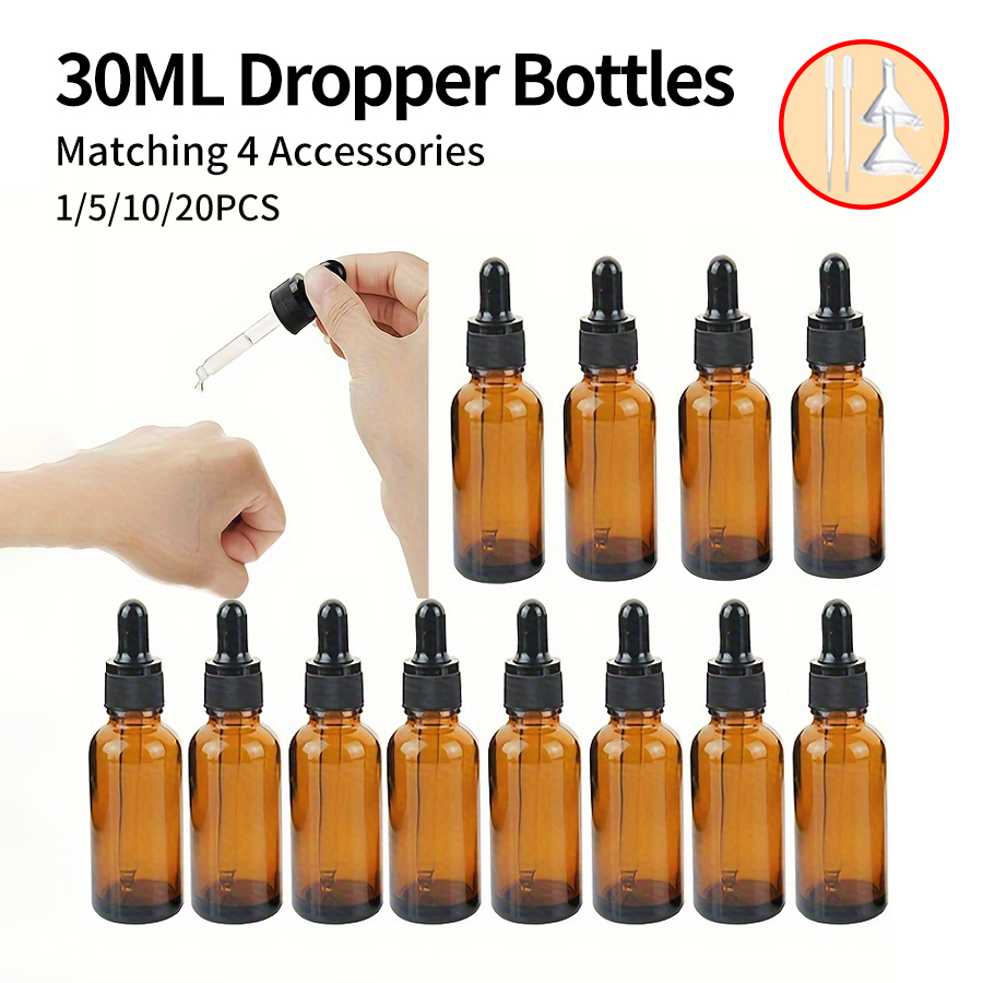 Perfume Fragrance Gallon - 5/10/20pcs + 4 acessórios frasco conta-gotas