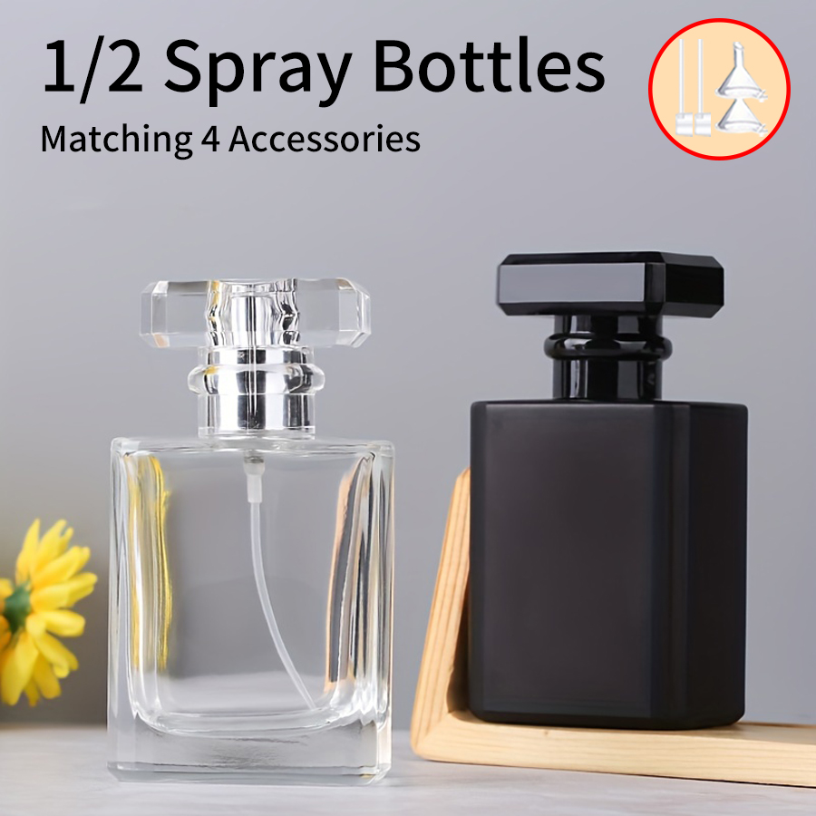 Perfume Fragrance Gallon - 1/2pcs + 4 acessórios frasco de