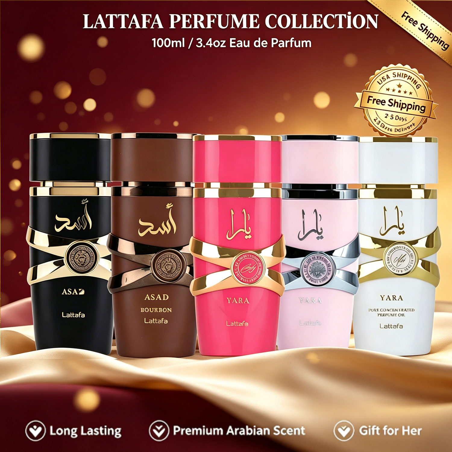 Yara Perfume Fragrance - Lattafa Yara Eau De Parfum para