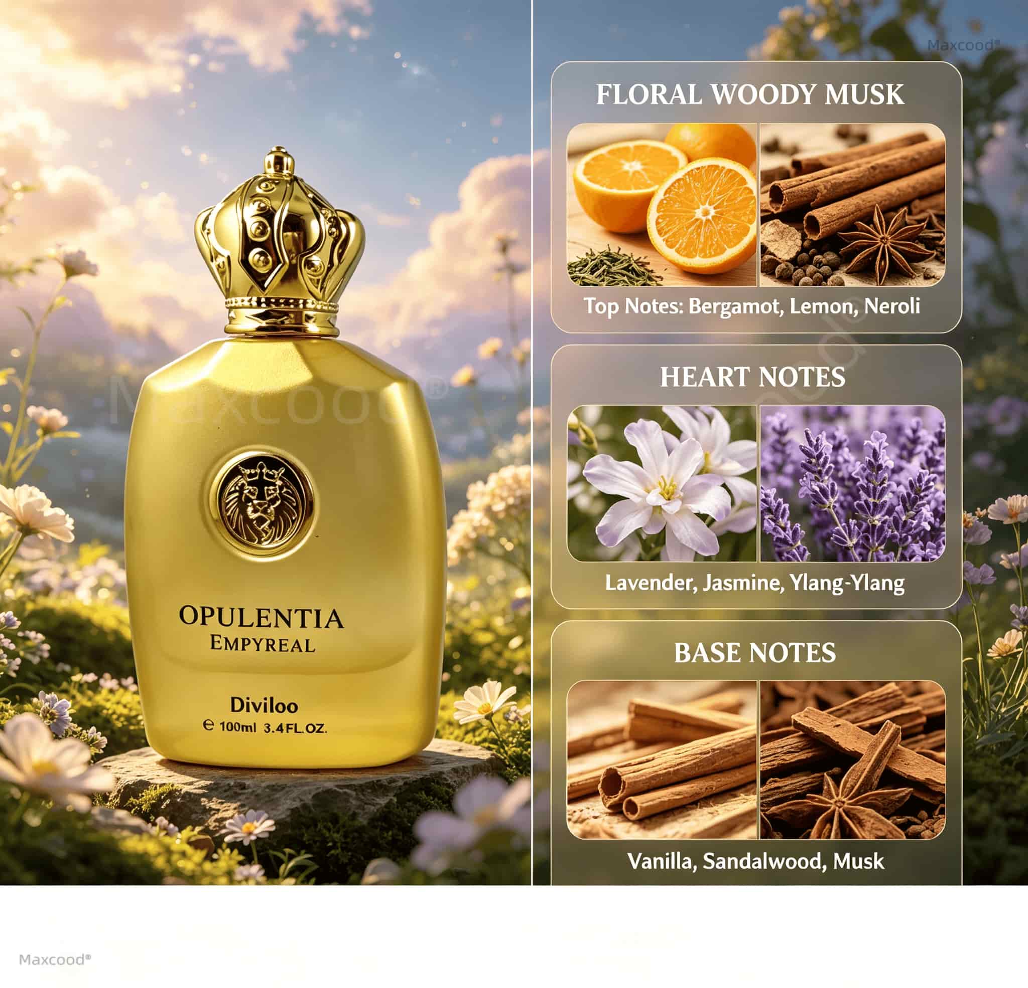 Notas Florais, Amadeiradas e A - You Perfume Fragrance avaliação e preço