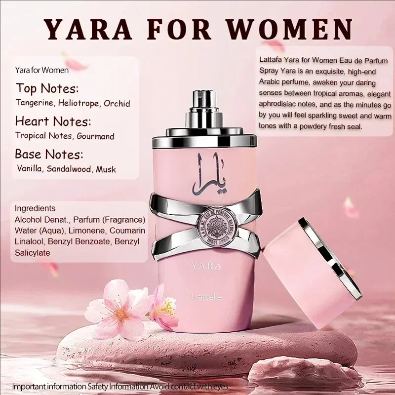 Perfume Yara Original em Spray - Yara Perfume Fragrance avaliação e preço